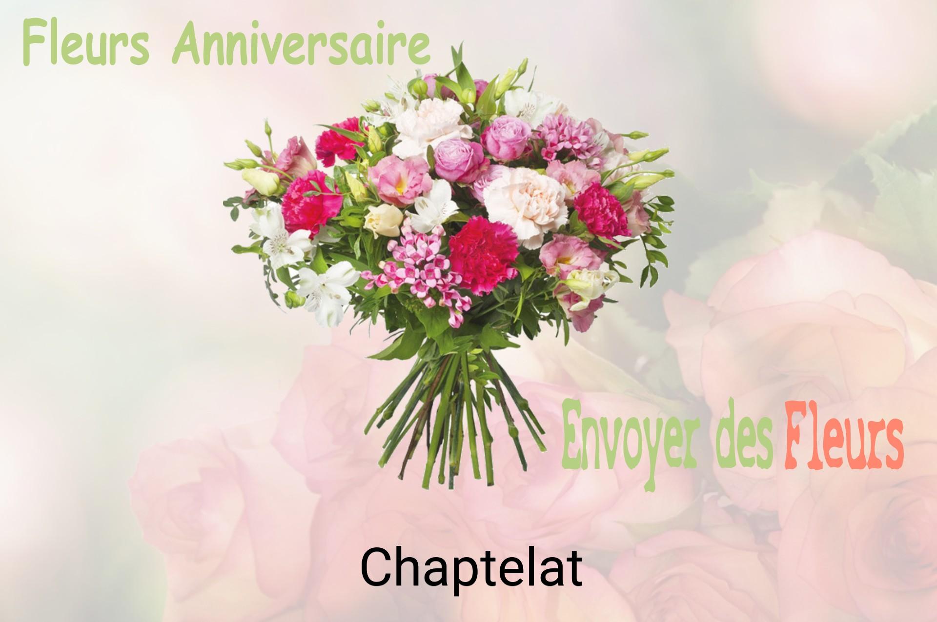 Bouquet de fleurs d’anniversaire livré à Chaptelat
