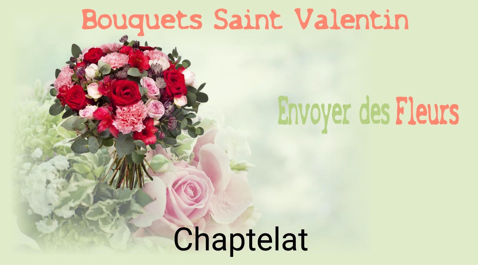 Roses de Saint-Valentin livrées à Chaptelat